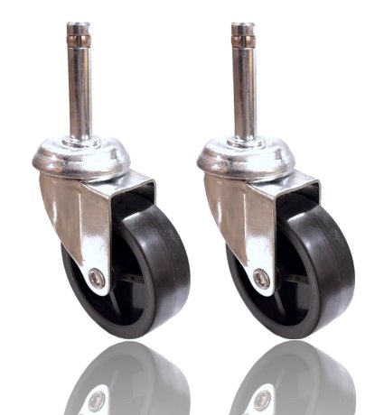 Harper Trucks - WH 23A - 3" X 3/4" Polyolefin Swivel Casters (Qty 2)